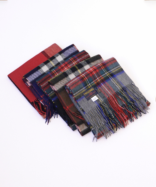 【TWEEDMILL】英国製 ウール 大判 チェックストール　アルアバイル 楽天市場】TWEED MILL ツイードミル マフラー Lambswool Knee