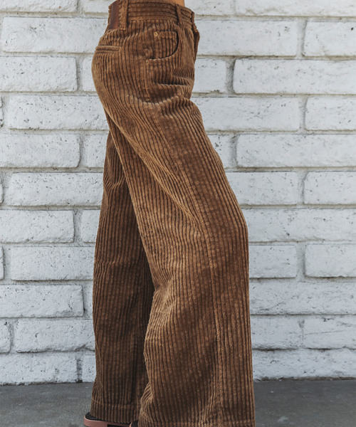 ALEXIA STAM(アリシアスタン)の「Wide Wale Corduroy Pants/ワイドパンツ(その他パンツ・レディース・ネイビー/ブラウン/ピンク・S/M)」の17枚目の写真