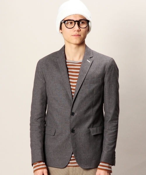 BEAUTY&YOUTH UNITED ARROWS（ビューティーアンドユースユナイテッドアローズ）の「BY TC/ホップサック 2ボタン ジャケット（テーラードジャケット・メンズ・ダークグレー/ネイビー・SMALL/MEDIUM/LARGE/X-LARGE）」の3枚目の写真