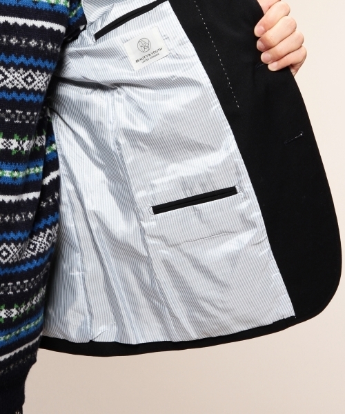 BEAUTY&YOUTH UNITED ARROWS（ビューティーアンドユースユナイテッドアローズ）の「BY TC/ホップサック 2ボタン ジャケット（テーラードジャケット・メンズ・ダークグレー/ネイビー・SMALL/MEDIUM/LARGE/X-LARGE）」の11枚目の写真