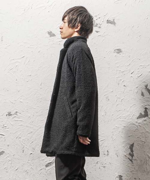 MinoriTY(マイノリティ)の「コート/プードルボアビッグチェスターコート(ダウンジャケット/コート・メンズ・ブラック/モカ/グレー・M/L/XL)」の10枚目の写真