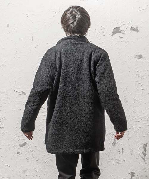 MinoriTY(マイノリティ)の「コート/プードルボアビッグチェスターコート(ダウンジャケット/コート・メンズ・ブラック/モカ/グレー・M/L/XL)」の9枚目の写真