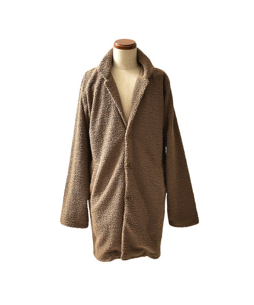 MinoriTY(マイノリティ)の「コート/プードルボアビッグチェスターコート(ダウンジャケット/コート・メンズ・ブラック/モカ/グレー・M/L/XL)」の15枚目の写真