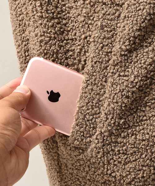 MinoriTY(マイノリティ)の「コート/プードルボアビッグチェスターコート(ダウンジャケット/コート・メンズ・ブラック/モカ/グレー・M/L/XL)」の8枚目の写真