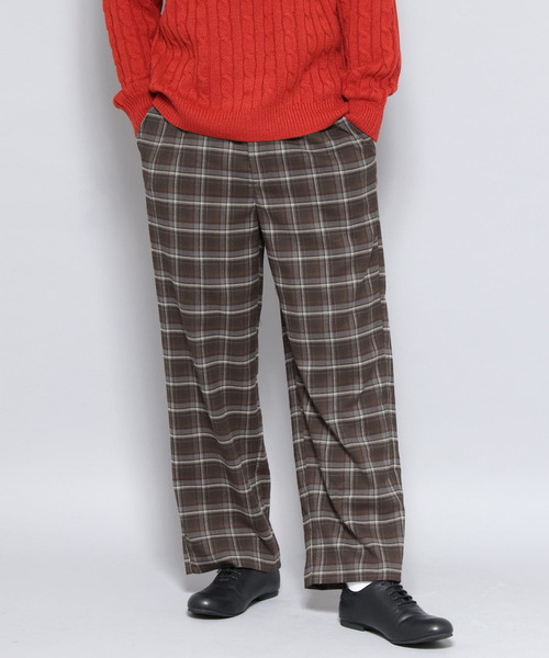 Sense Of Place By Urban Research センスオブプレイスバイアーバンリサーチ の タータンチェックワイドスラックス その他パンツ Wear