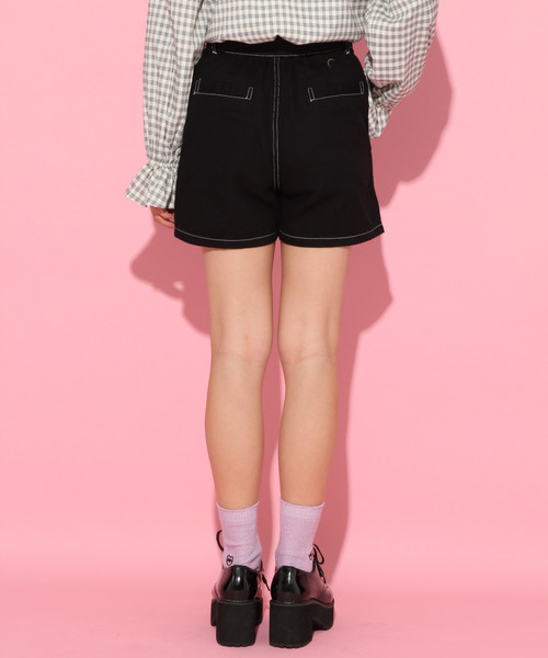 repipi armario(レピピ アルマリオ)の「ハイショクステッチリボンショーパン(デニムパンツ・キッズ・ブラック/ベージュ/ブルー・SMALL/MEDIUM/X-SMALL/LARGE)」の11枚目の写真