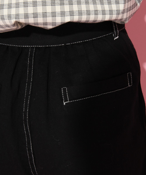 repipi armario(レピピ アルマリオ)の「ハイショクステッチリボンショーパン(デニムパンツ・キッズ・ブラック/ベージュ/ブルー・SMALL/MEDIUM/X-SMALL/LARGE)」の7枚目の写真