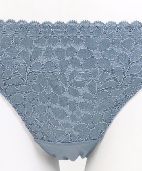 fran de lingerie（フランデランジェリー）の「ノンワイヤーブラ&ショーツセット ブラレット　軽くて楽ちん♪安定感も抜群なブラレット（ブラ&ショーツ・レディース・ブラック/レッド/オフホワイト/ピンク/セージグリーン/マスタード/グレイッシュブルー・S/M/L/XL/LL）」の19枚目の写真