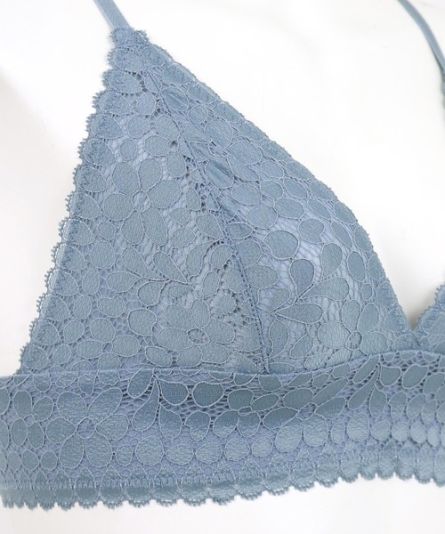 fran de lingerie（フランデランジェリー）の「ノンワイヤーブラ&ショーツセット ブラレット　軽くて楽ちん♪安定感も抜群なブラレット（ブラ&ショーツ・レディース・ブラック/レッド/オフホワイト/ピンク/セージグリーン/マスタード/グレイッシュブルー・S/M/L/XL/LL）」の21枚目の写真