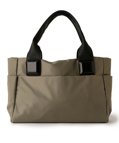 A/C DESIGN BY ALPHA CUBIC（エーシーデザインバイアルファキュービック）の「ナイロントートバッグ（トートバッグ・レディース・ブラック/カーキ/ライトグレー・フリー）」の3枚目の写真