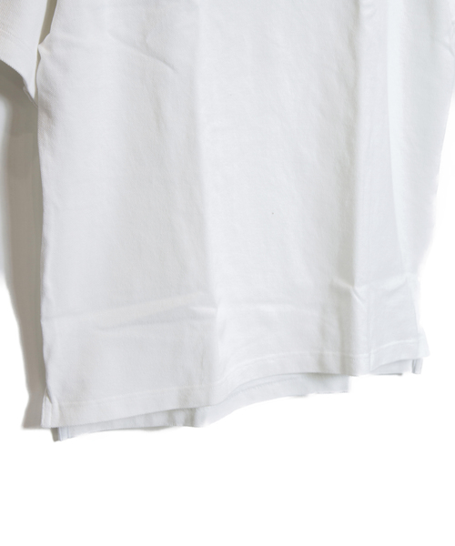 Champion(チャンピオン)の「Champion/チャンピオン ラインリブロゴTEE(Tシャツ/カットソー・メンズ・ホワイト/ブラック/レッド・M/L/XL)」の6枚目の写真
