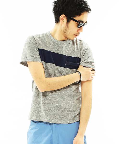 BEAMS PLUS（ビームスプラス）の「KAPTAIN SUNSHINE×BEAMS PLUS / 別注 ウエスト コースト TEE（Tシャツ/カットソー・メンズ・ホワイト/ホワイト系その他/グレー/ネイビー/ワイン/ブラック系その他/ライトブルー・LARGE/MEDIUM/SMALL/X-LARGE）」の5枚目の写真