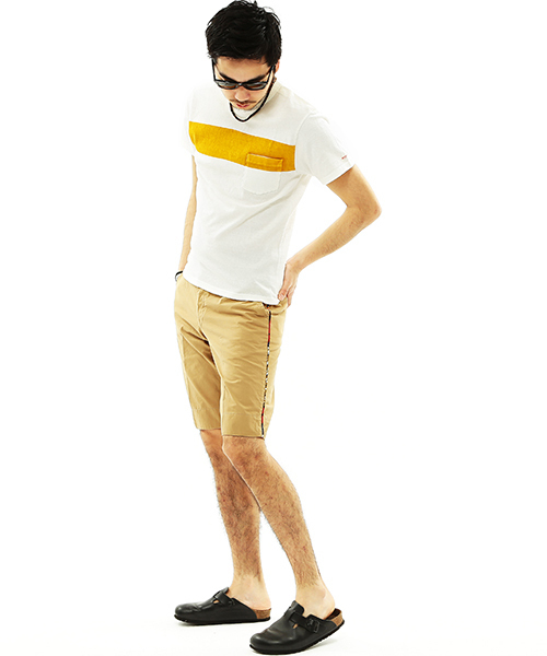 BEAMS PLUS（ビームスプラス）の「KAPTAIN SUNSHINE×BEAMS PLUS / 別注 ウエスト コースト TEE（Tシャツ/カットソー・メンズ・ホワイト/ホワイト系その他/グレー/ネイビー/ワイン/ブラック系その他/ライトブルー・LARGE/MEDIUM/SMALL/X-LARGE）」の15枚目の写真