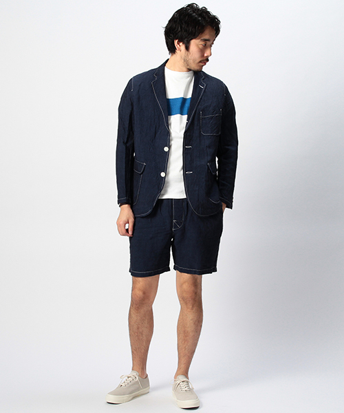 BEAMS PLUS（ビームスプラス）の「KAPTAIN SUNSHINE×BEAMS PLUS / 別注 ウエスト コースト TEE▲（Tシャツ/カットソー・メンズ・ホワイト/ホワイト系その他/グレー/ワイン/ネイビー/ブラック系その他/ライトブルー/カーキ/ブラック/オレンジ/グリーン・LARGE/SMALL/MEDIUM/X-LARGE/ONE SIZE）」の19枚目の写真