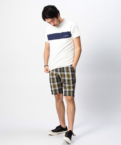 BEAMS PLUS（ビームスプラス）の「KAPTAIN SUNSHINE×BEAMS PLUS / 別注 ウエスト コースト TEE▲（Tシャツ/カットソー・メンズ・ホワイト/ホワイト系その他/グレー/ワイン/ネイビー/ブラック系その他/ライトブルー/カーキ/ブラック/オレンジ/グリーン・LARGE/SMALL/MEDIUM/X-LARGE/ONE SIZE）」の17枚目の写真