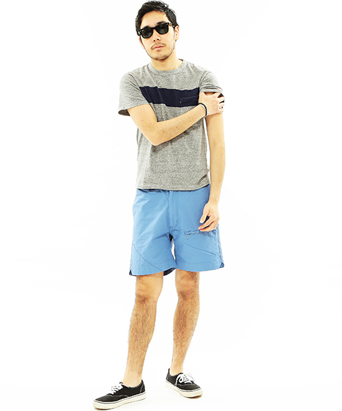 BEAMS PLUS（ビームスプラス）の「KAPTAIN SUNSHINE×BEAMS PLUS / 別注 ウエスト コースト TEE（Tシャツ/カットソー・メンズ・ホワイト/ホワイト系その他/グレー/ネイビー/ワイン/ブラック系その他/ライトブルー・LARGE/MEDIUM/SMALL/X-LARGE）」の14枚目の写真