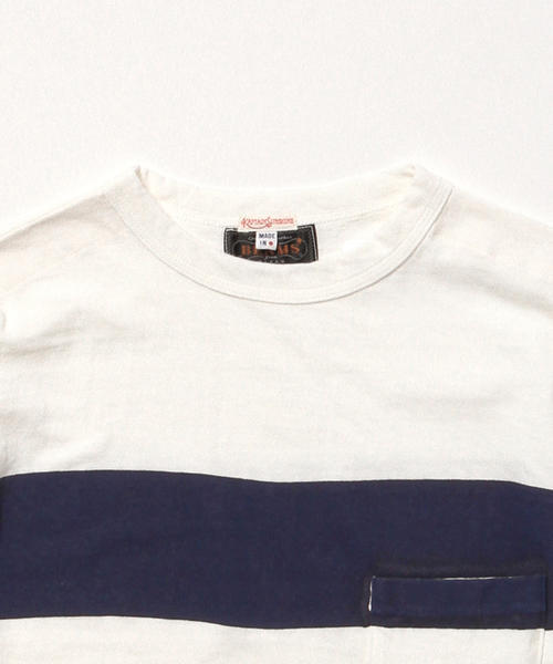 BEAMS PLUS（ビームスプラス）の「KAPTAIN SUNSHINE×BEAMS PLUS / 別注 ウエスト コースト TEE（Tシャツ/カットソー・メンズ・ホワイト/ホワイト系その他/グレー/ネイビー/ワイン/ブラック系その他/ライトブルー・LARGE/MEDIUM/SMALL/X-LARGE）」の20枚目の写真