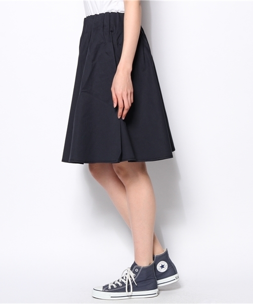 Kastane（カスタネ）の「【Kastane】Wタックステッチスカート（スカート・レディース・グレー/オフホワイト/ネイビー/レッド・FREE）」の8枚目の写真