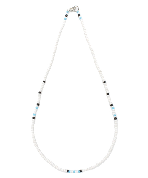 CIAOPANIC（チャオパニック）の「【Amina】　プリミティネックレス（ネックレス・レディース・ターコイズブルー/ホワイト/レッド/ブラック/ブルー・FREE）」の2枚目の写真