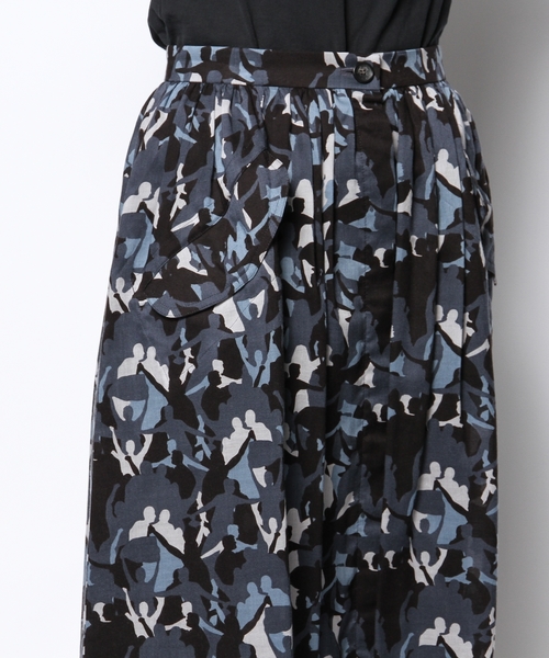 ポールスミス　花柄　スカート　和柄　　PAUL SMITH　ワールド 美品Paul Smith 花柄スカートサイズ38L - メルカリ