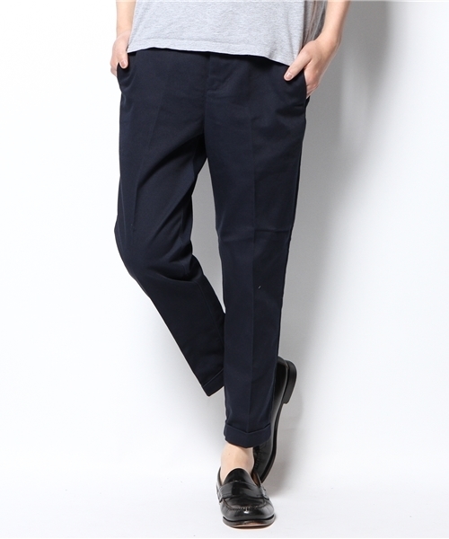 CIAOPANIC（チャオパニック）の「【Ciaopanic】TCツイルアンクルカットテーパード（チノパンツ・メンズ・ブラック/ベージュ/ネイビー/グレー・SMALL/LARGE/MEDIUM）」の4枚目の写真