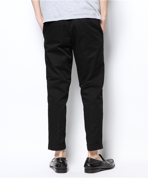 CIAOPANIC（チャオパニック）の「【Ciaopanic】TCツイルアンクルカットテーパード（チノパンツ・メンズ・ブラック/ベージュ/ネイビー/グレー・SMALL/LARGE/MEDIUM）」の6枚目の写真