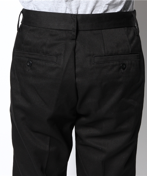 CIAOPANIC（チャオパニック）の「【Ciaopanic】TCツイルアンクルカットテーパード（チノパンツ・メンズ・ブラック/ベージュ/ネイビー/グレー・SMALL/LARGE/MEDIUM）」の8枚目の写真