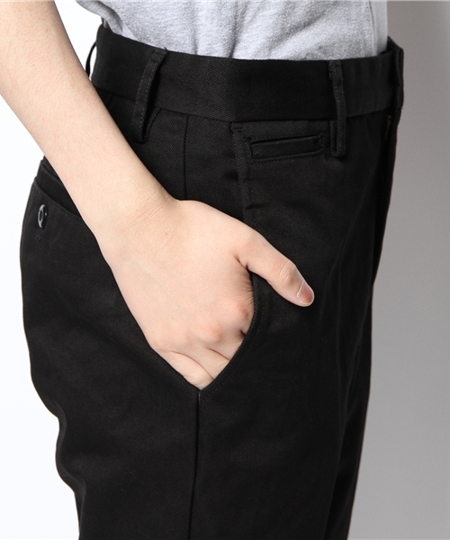 CIAOPANIC（チャオパニック）の「【Ciaopanic】TCツイルアンクルカットテーパード（チノパンツ・メンズ・ブラック/ベージュ/ネイビー/グレー・SMALL/LARGE/MEDIUM）」の9枚目の写真