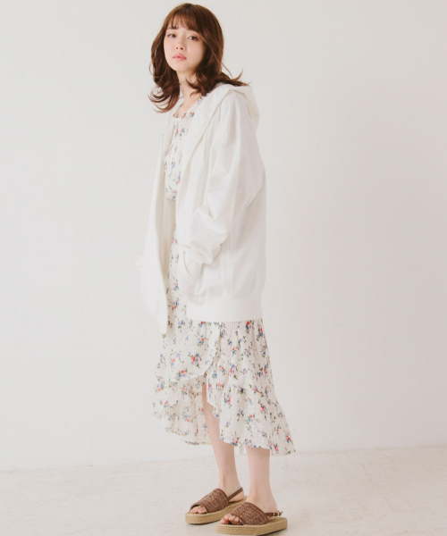 Heather（ヘザー）の「ミオリコラボパーカー（パーカー・レディース・アイボリー・FREE）」の16枚目の写真