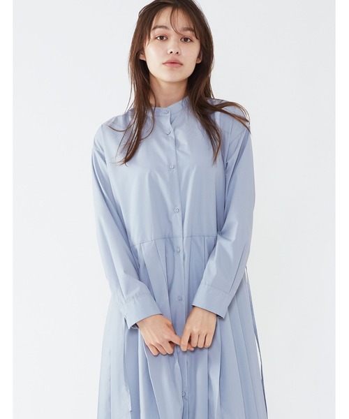 POU DOU DOU（プードゥドゥ）の「プリーツシャツワンピース  