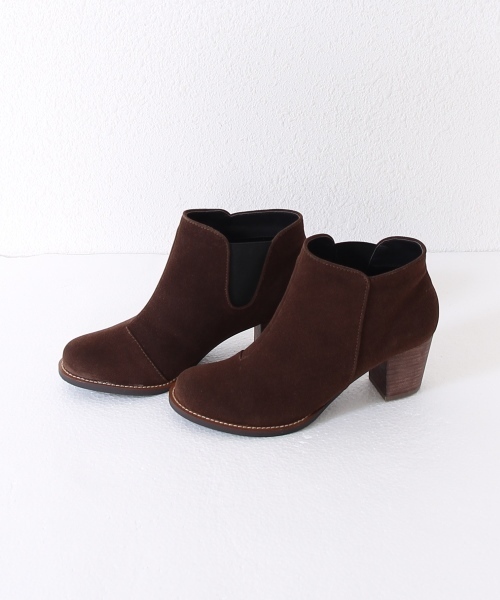 coen（コーエン）の「フェイクスエードサイドゴアブーツ（ブーティ・レディース・ブラック/ダークブラウン・MEDIUM/LARGE/SMALL）」の13枚目の写真