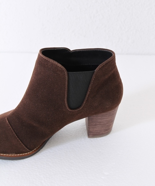 coen（コーエン）の「フェイクスエードサイドゴアブーツ（ブーティ・レディース・ブラック/ダークブラウン・MEDIUM/LARGE/SMALL）」の10枚目の写真