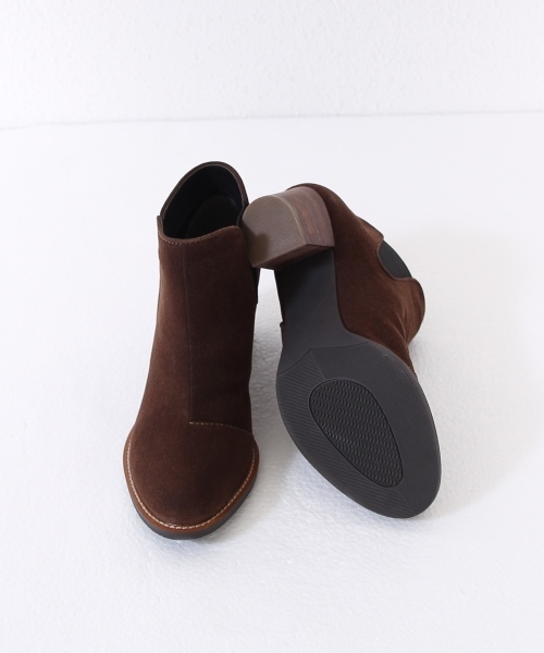 coen（コーエン）の「フェイクスエードサイドゴアブーツ（ブーティ・レディース・ブラック/ダークブラウン・MEDIUM/LARGE/SMALL）」の8枚目の写真