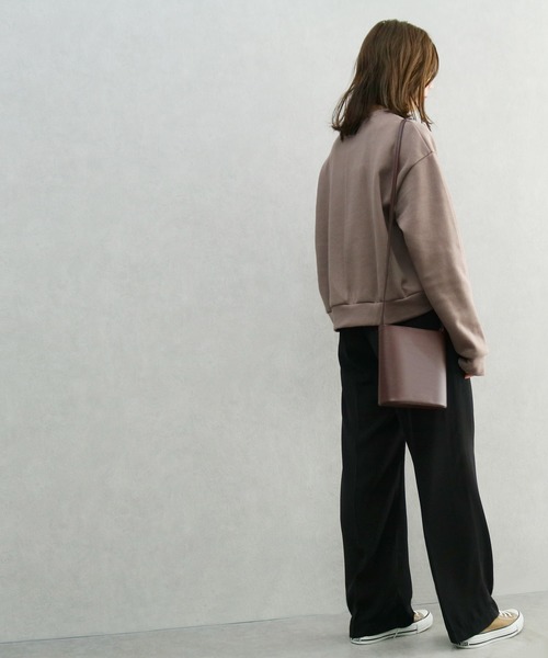 reca（レカ）の「ロングスリーブ裏起毛スシンプルウェット（スウェット・レディース・ブラック/モカ/ホワイト系その他/ブルー系その他・FREE）」の16枚目の写真