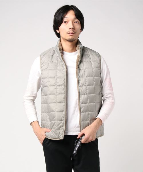 TAION(タイオン)の「【TAION】タイオン BOA REVERSIBLE DOWN BEST(ダウンベスト・メンズ・ブラック/ネイビー/カーキ・MEDIUM/LARGE/X-LARGE)」の6枚目の写真