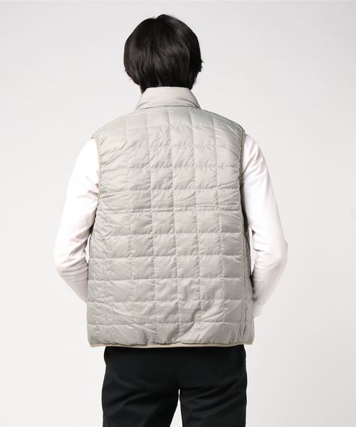 TAION(タイオン)の「【TAION】タイオン BOA REVERSIBLE DOWN BEST(ダウンベスト・メンズ・ブラック/ネイビー/カーキ・MEDIUM/LARGE/X-LARGE)」の7枚目の写真