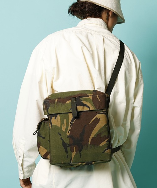 MILITARY(ミリタリー)の「BRITISH MILITARY HAVERSACK / ブリティッシュ ミリタリーハバーサック(ショルダーバッグ・メンズ・カモフラージュ・ONE SIZE)」の5枚目の写真