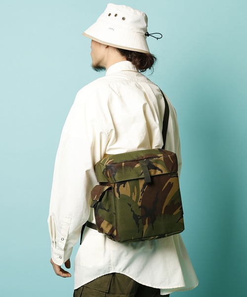 MILITARY(ミリタリー)の「BRITISH MILITARY HAVERSACK / ブリティッシュ ミリタリーハバーサック(ショルダーバッグ・メンズ・カモフラージュ・ONE SIZE)」の8枚目の写真
