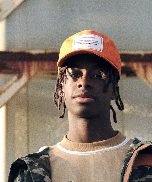 MYne（マイン）の「MYne マイン / WARNING cap ロゴキャップ