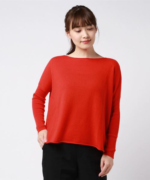 デミリー ニット 赤 レッド