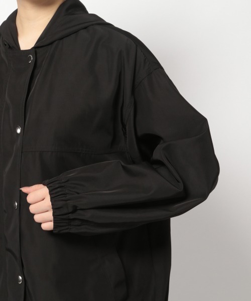 PAGEBOY（ページボーイ）の「スナップフードブルゾン（ブルゾン・レディース・ブラック/グレイッシュベージュ/サックスブルー/カーキ・FREE）」の20枚目の写真