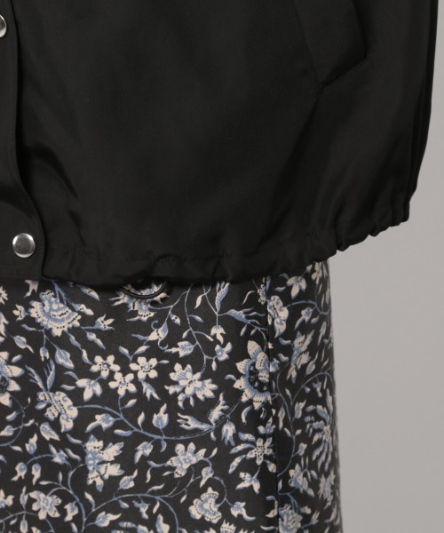 PAGEBOY（ページボーイ）の「スナップフードブルゾン（ブルゾン・レディース・ブラック/グレイッシュベージュ/サックスブルー/カーキ・FREE）」の11枚目の写真