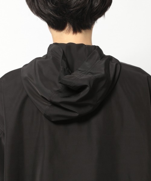 PAGEBOY（ページボーイ）の「スナップフードブルゾン（ブルゾン・レディース・ブラック/グレイッシュベージュ/サックスブルー/カーキ・FREE）」の6枚目の写真