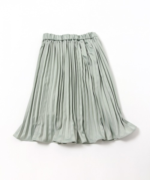 BAYFLOW（ベイフロー）の「[KIDS]サテンプリーツスカート（スカート・キッズ・モカ/ライトグリーン・MEDIUM/LARGE/XX-LARGE/X-LARGE）」の12枚目の写真