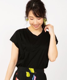 JETSET SOLO PLUS  | シルケットアシメタックカットソー(Tシャツ/カットソー)