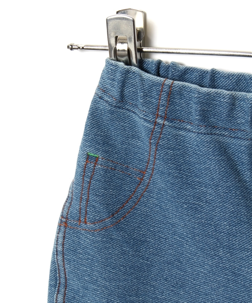 One deux boo(ワンドゥーブー)の「なんちゃってパンツ(その他パンツ・キッズ・ライトインディゴブルー・110/130/140/100/120)」の4枚目の写真