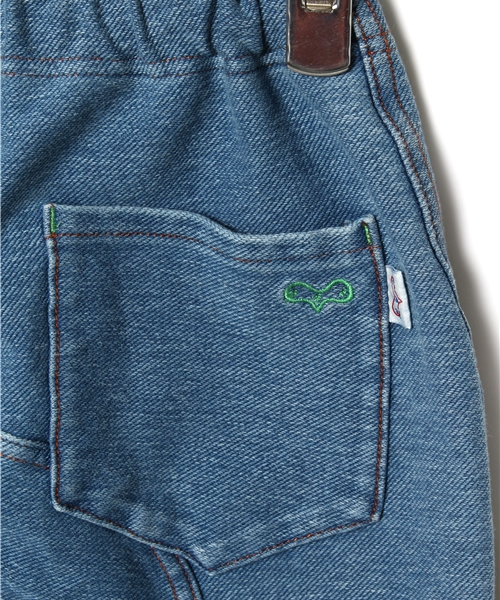 One deux boo(ワンドゥーブー)の「なんちゃってパンツ(その他パンツ・キッズ・ライトインディゴブルー・110/130/140/100/120)」の8枚目の写真