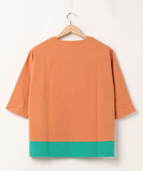 FRAPBOIS(フラボア)の「パウディーT カットソー(Tシャツ/カットソー・レディース・オレンジ系その他/ブラック/ホワイト・1/2)」の15枚目の写真