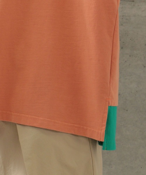 FRAPBOIS(フラボア)の「パウディーT カットソー(Tシャツ/カットソー・レディース・オレンジ系その他/ブラック/ホワイト・1/2)」の8枚目の写真