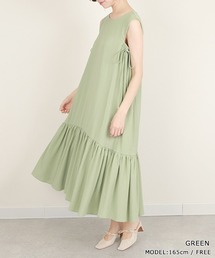 RANDA | サイドリボンギャザーワンピース(ワンピース)